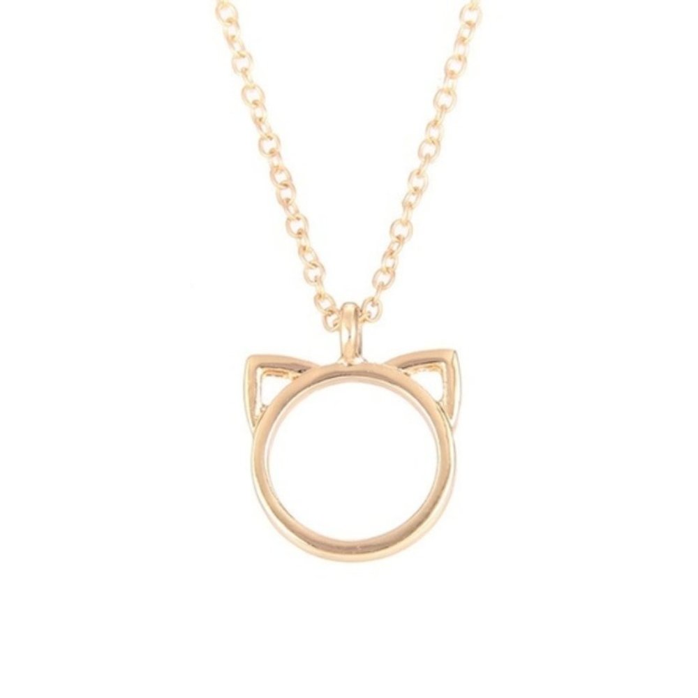 🌷3 for $25🌷 Dainty Gold Cat Ears Necklace